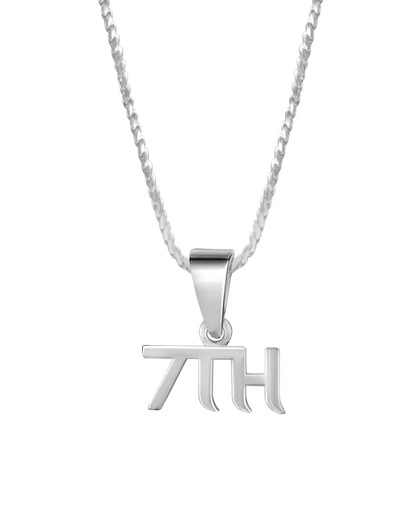 7TH Pendant [Raw Silver]