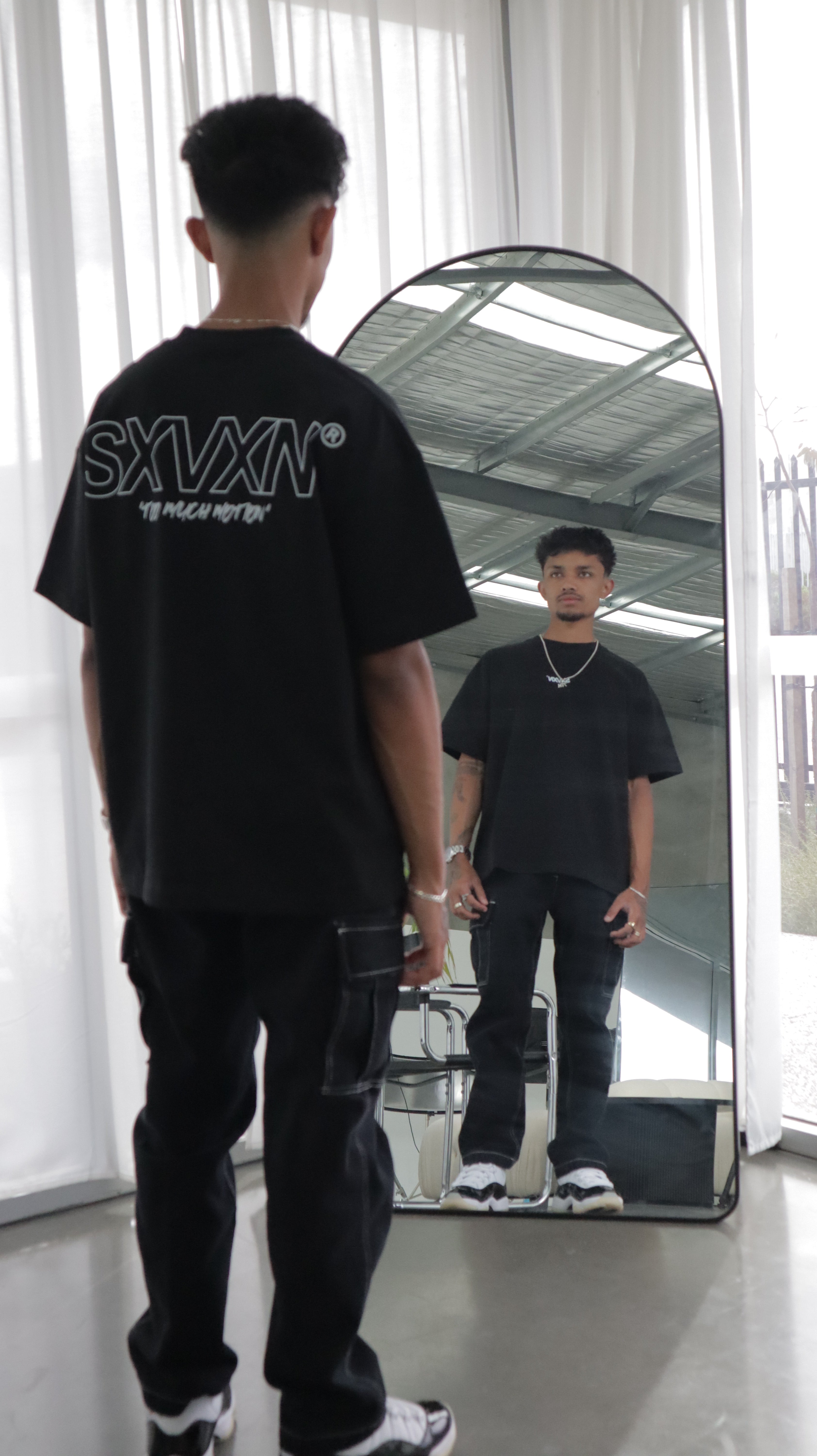 T.M.M Silhouette Oversized Shirt [Onyx]