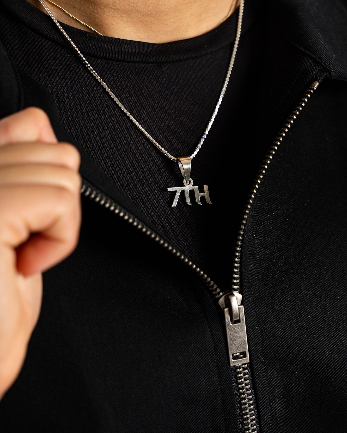 7TH Pendant [Raw Silver]