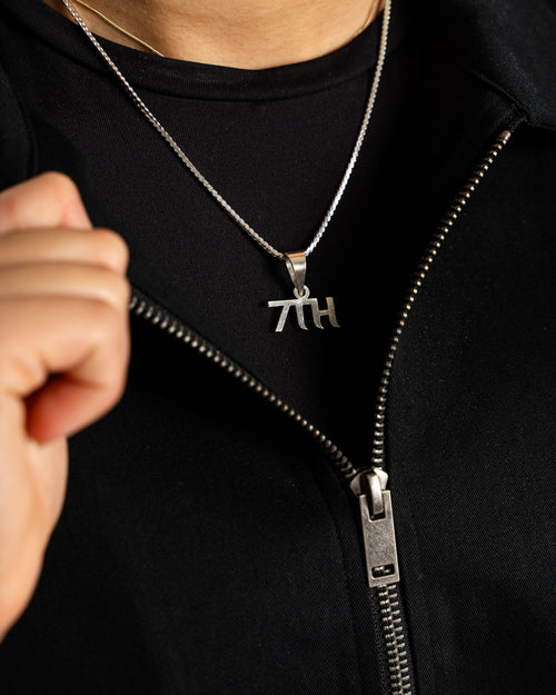 7TH Silver Necklace [Raw Silver]