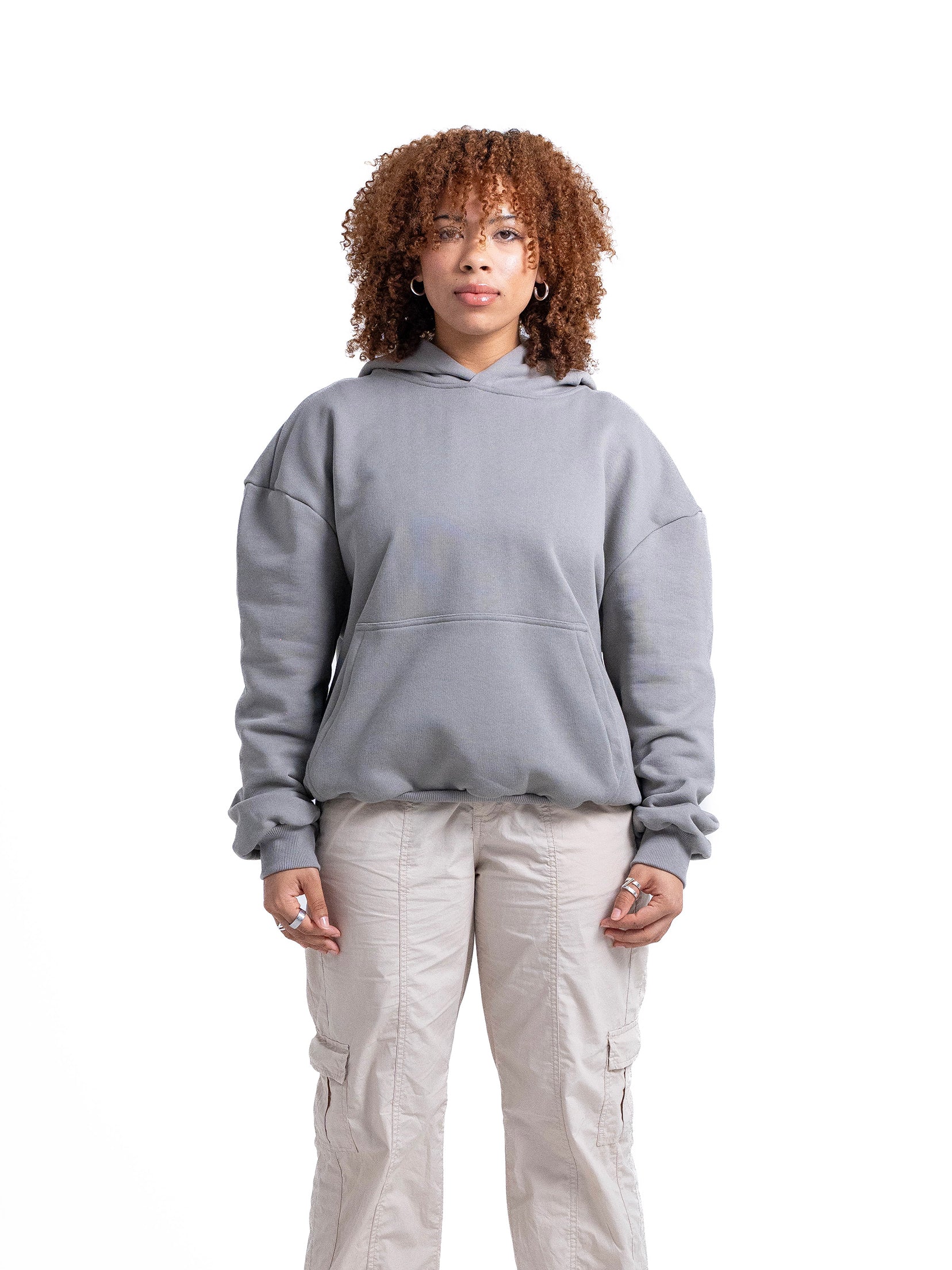 Luxe Oversized Hoodie (Greige)